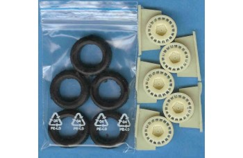 Wheels + tires ( snow ) / 5 pcs - O.Z.Racing / 5 screw